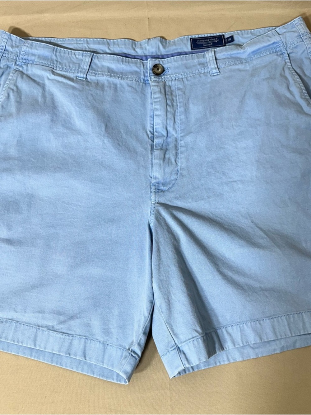 Vineyard Vines Island Shorts Light Blue Men’s Flat Front Shorts